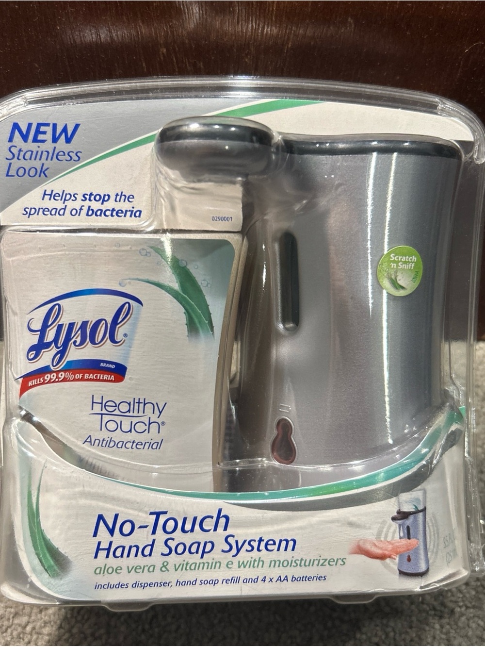 Lysol No-Touch Hand Soap System Dispenser Aloe Vera & Vitamin E 8.5oz - 2012